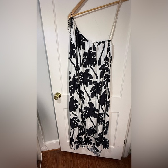 NWT Farm Rio One-Shoulder Midi Dress - Picture 6 of 8